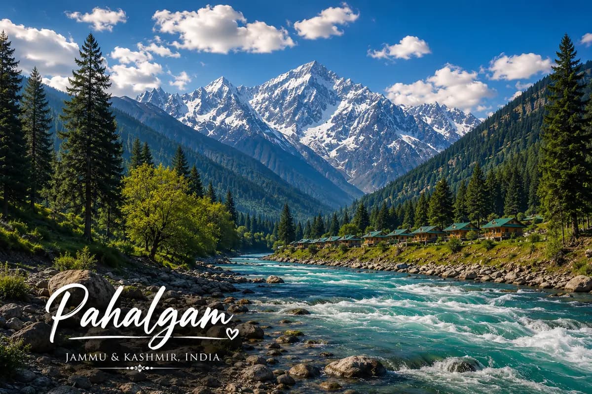 The Lidder river at Pahalgam